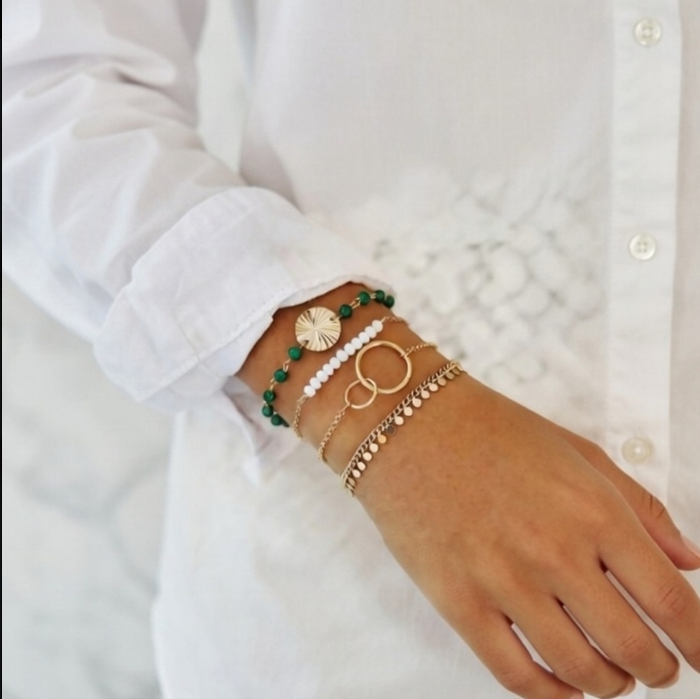 4 Pieces Boho Bracelets NWT